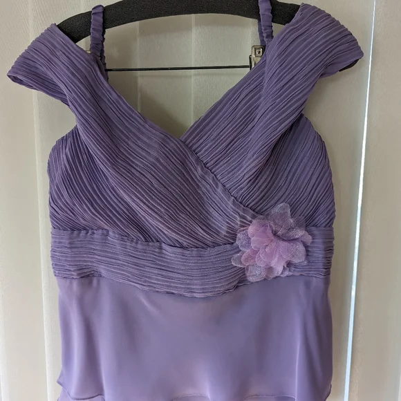 Two Piece Dress - Lilac - Picture 3 of 6